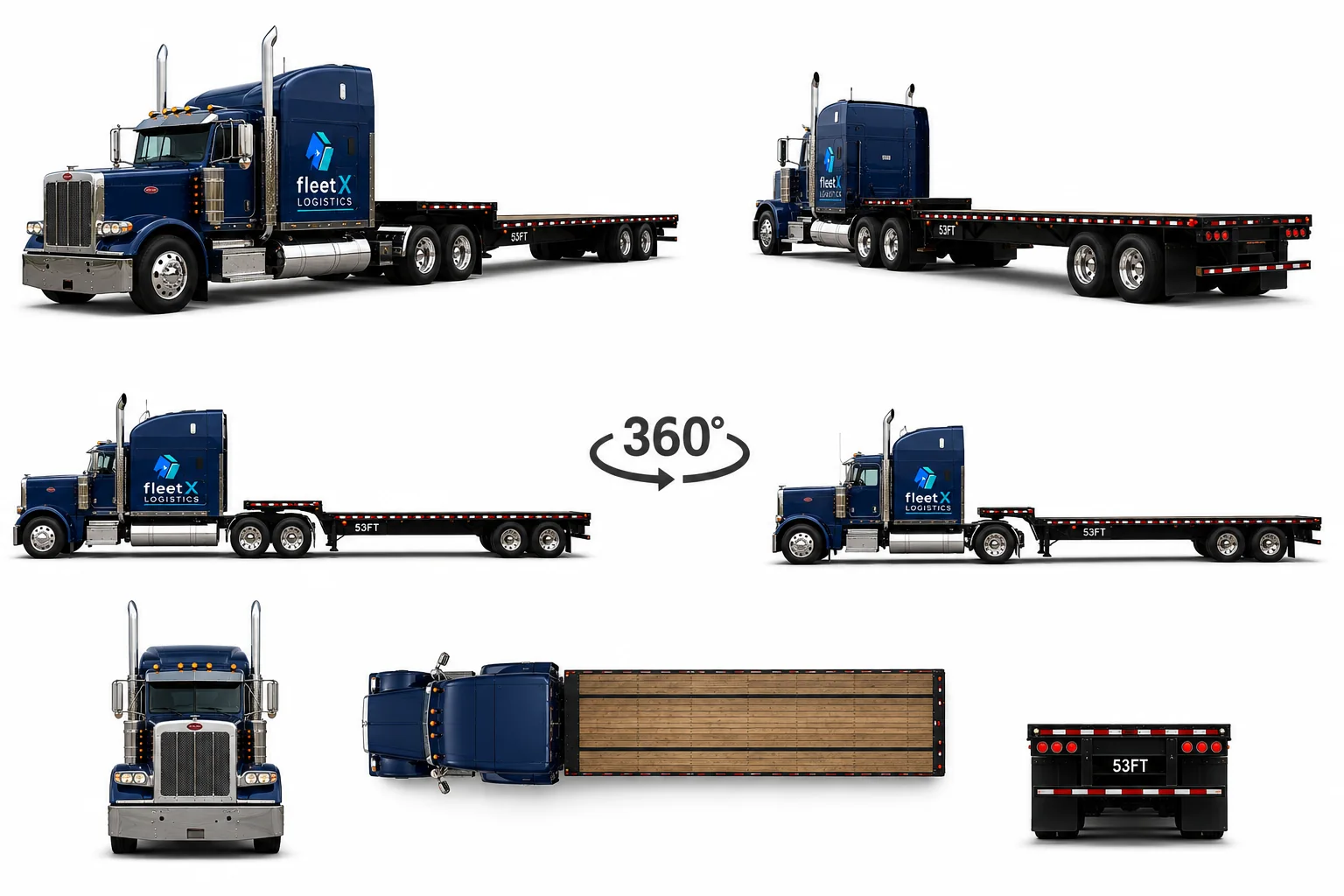Step Deck 360-style truck view